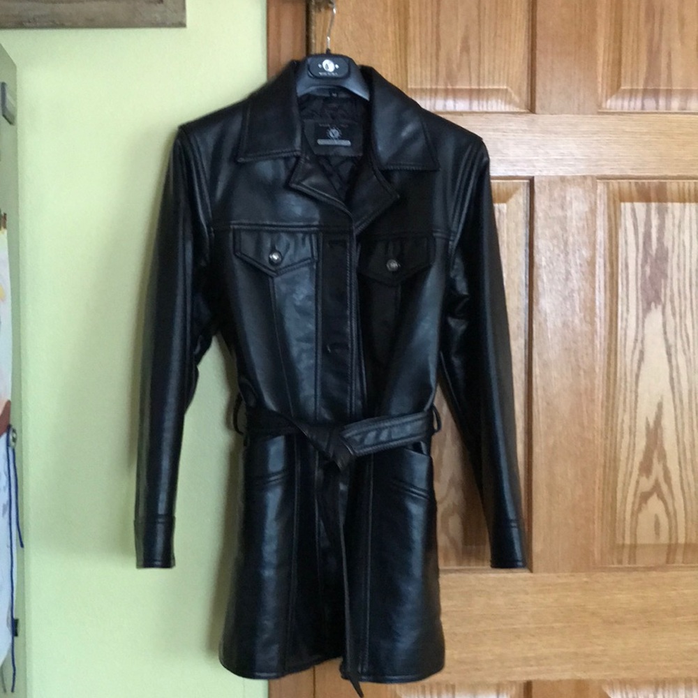 Woman’s superior Italian leather coat